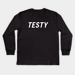 Testy Kids Long Sleeve T-Shirt